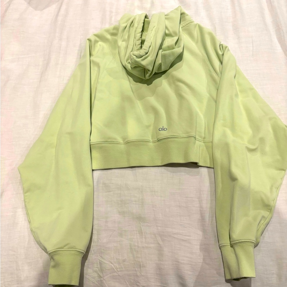 ALO cropped double take hoodie